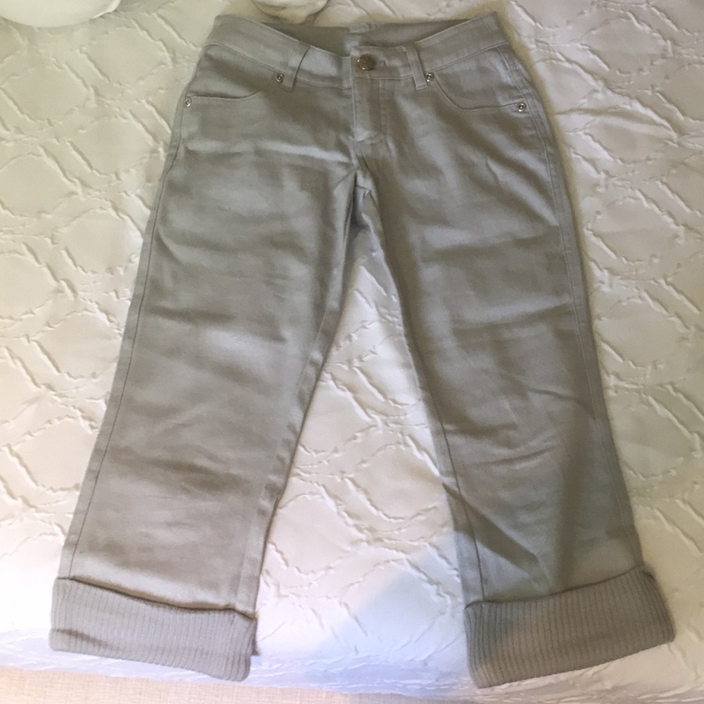 Gray pair of high waters